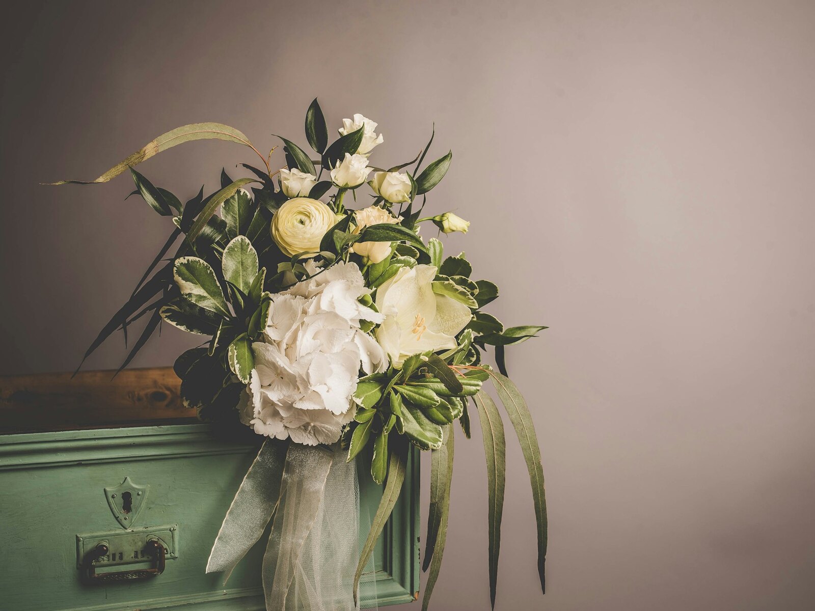 Sage and white, our house palette